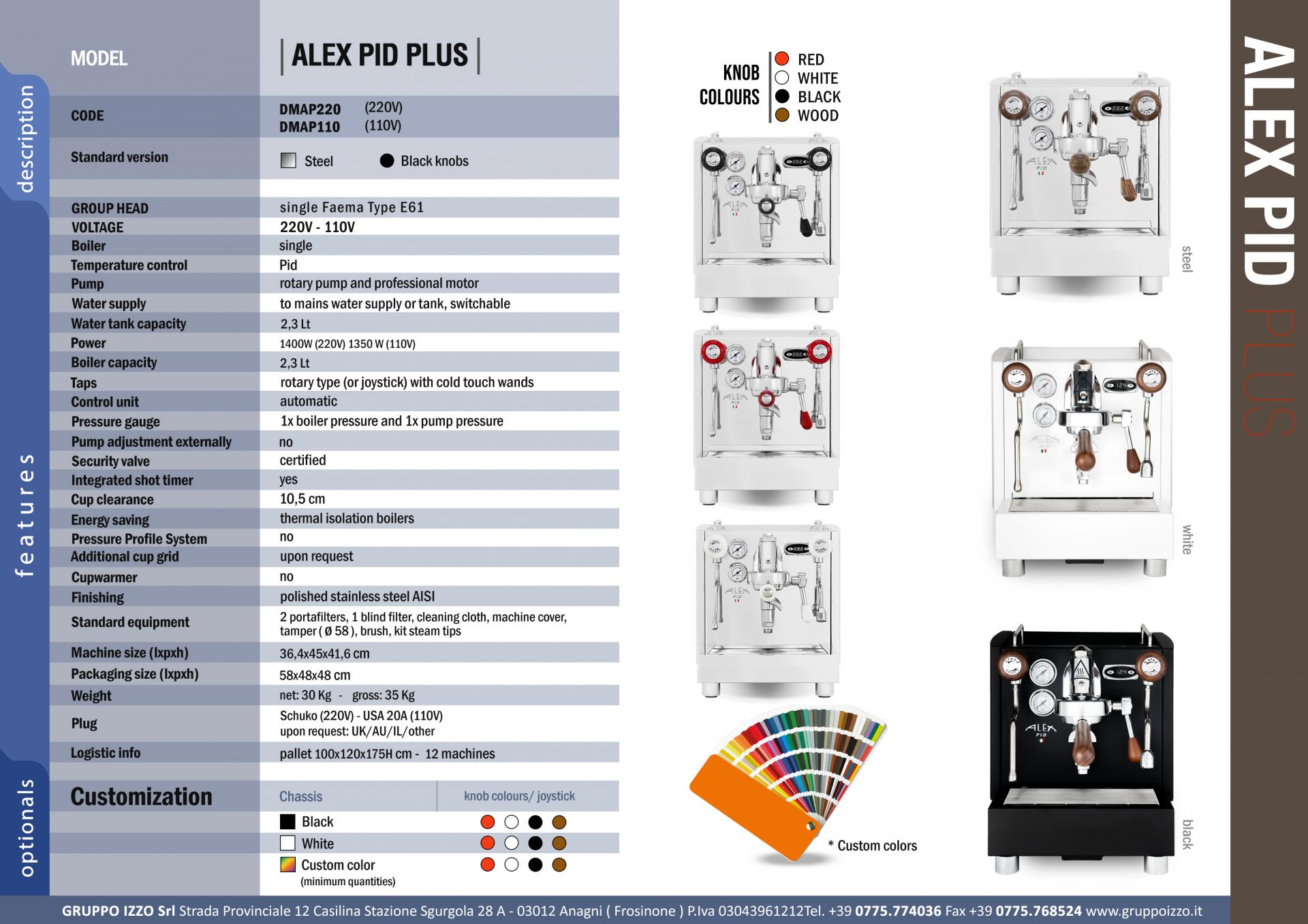 Listino alex pid